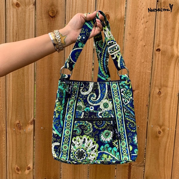 Vera Bradley Rhythm & Blues Icon Crossbody Bag - Picture 2 of 9